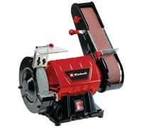 Einhell Ponceuse stationnaire TC-US 350 (350 W, capot de protection, pare-étincelles) Livré avec disque et bande de ponçage