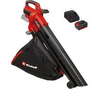 Einhell Aspirateur à Feuilles sans Fil Venturro 18/210 (1 x 4,0 Ah) | PXC | 18 V | Puissance d'aspiration 500 m³/h | Sac collecteur 45 L | Fonction soufflage jusqu'à 210 km/h | Batterie 4,0 Ah +
