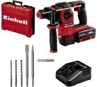 Einhell Power X-Change HEROCCO Kit +5 (1x3,0Ah) SDS-Plus-Marteau perforateur sans fil 18 V 3.0 Ah Li-Ion + batterie, + mallette, + accessoires
