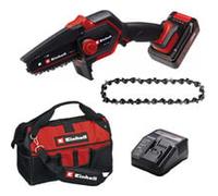 EINHELL Power X-Change Tronçonneuse à batterie GE-PS 18/15 Li Kit sac, 18 Volts, Scie de taille