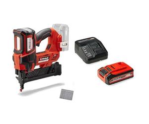 Einhell Professional Cloueuse sans fil FIXETTO 18/50 N Solo Power X-Change (18V, 60 cps/min, Clous de 15 à 50mm - largeur 1,0mm) avec Chargeur et Batterie 4,0Ah PLUS