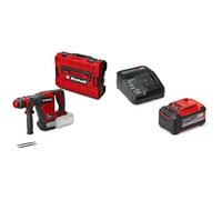 Einhell Professional Marteau démolisseur sans fil TP-DH 18/4 Li BL-Solo Power X-Change (18 V, sans charbon, 4 J, SDS-Plus, burin pointu et burin plat + mallette) avec Chargeur et Batterie 5,2Ah