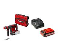 Einhell Professional Marteau démolisseur sans fil TP-DH 18/4 Li BL-Solo Power X-Change (18 V, sans charbon, 4 J, SDS-Plus, burin pointu et burin plat + mallette) avec Batterie 4,0Ah PLUS et Chargeur