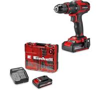 Einhell Professional Perceuse-visseuse à percussion sans fil TE-CD 18/40 Li-i BL Power X-Change (18 V, moteur sans charbon, 80 Nm, mandrin 13 mm, 2 vitesses, avec 1 batterie 2,0 Ah et chargeur)