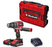Einhell Professional Perceuse-visseuse à percussion sans fil TP-CD 18/70 Li-i BL (2 x 2,0 Ah) (18 V, moteur sans charbon, 70 Nm, perçage à percussion, 2 batteries 2,0 Ah, chargeur, E-Case)