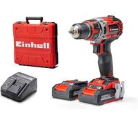 Einhell Professional Perceuse Visseuse sans fil TP-CD 18/50 Li BL Power X-Change (Li-ion, 18V, moteur sans charbon, Couple 50 Nm) Livré avec 2 Batteries 2,0Ah et un Chargeur