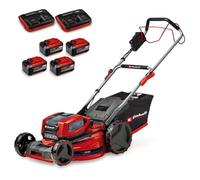 Einhell Professional Tondeuse à gazon sans fil GP-CM 36/52 S Li BL PXC (36V, 1200m²) Livré avec 4 Batteries 5,2Ah + Chargeurs