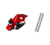 Einhell Rabot électrique TE-PL 900 (profondeur de passe jusqu’à 3 mm, arbre porte fers de grande dimension, semelle avec 3 rainures en V, avec butée parallèle) + Kit de 2 fers réversibles