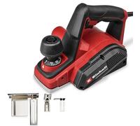 Einhell Raboteuse électrique TC-PL 800 (800W, largeur de rabotage 82mm, profondeur de passe jusqu’à 2mm, butée parallèle/de profondeur, patin de repos, adaptateur pour aspirateur, 2 lames réversibles)