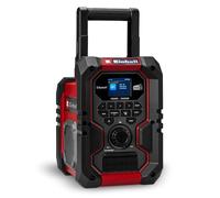 Einhell Radio de Chantier sans Fil Te-CR 18 Li Dab+/FM/BT-Solo Power X-Change (18 V, Dab+, FM, Bluetooth, AUX, USB, Recherche Automatique des Stations, écran TFT Couleur, IP65, sans Batterie)