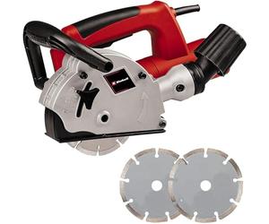 Einhell Rainureuse à béton TC-MA 1300 | 1320 W | Ø 125 mm | largeur coupe jusqu’à 26 mm | profondeur jusqu’à 30 mm | blocage broche | 2 disques diamant