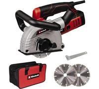 Einhell Rainureuse TE-MA 1500 (1500 W, profondeur de coupe réglable en continu) Livré avec sac + 2 disques de coupe diamant