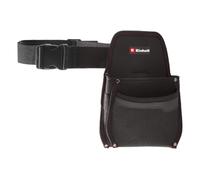 Einhell Sacoche à outils avec ceinture | 2 compartiments | Charge 3 kg | Ceinture 27-48″ | Clip de fixation | Porte-outils latéraux | Polyester | Coins rivetés
