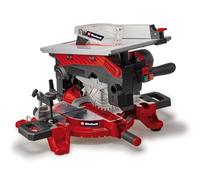 Einhell Scie à onglet combinée table supérieure TE-MS 254 T (2 000 W, lame Ø 254 mm, largeur de coupe 130 mm, profondeur de coupe 74 mm, laser de ligne de coupe, fonction scie circulaire sur table)