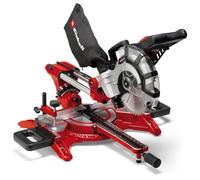 Einhell Scie à onglet radiale TC-SM 2131/1 Dual (max. 1 800 W, 4 900 tour/min) avec lame aux carbures de tungstène et laser
