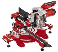 Einhell Scie à onglet radiale TC-SM 216 (1600 W, table pivotante à réglage rapide et butées d’angles, laser, extensions latérales, blocage d’arbre «Spindle-Lock», avec lame aux carbures de tungstène)