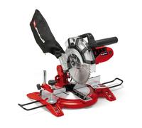 Einhell Scie à onglet TC-MS 2112 (1600 W, Largeur de coupe maximale : 120 mm, Table pivotante, Tête de scie inclinable)
