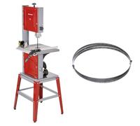 Einhell Scie à ruban TC-SB 305 U (750 W, 2 vitesses, Réglable en hauteur sans outil, Piètement stable et sécurisé, Interrupteur de sécurité) + Lame