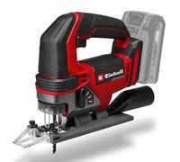 Einhell Scie sauteuse sans fil TE-JS 18/100 Li-Solo Power X-Change (18 V, profondeur de coupe 100 mm dans le bois, hauteur de course 26 mm, coupes en biais jusqu’à 45°, avec lame, sans batterie)