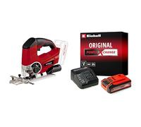 Einhell Scie sauteuse sans fil TE-JS 18 Li - Solo - Power X-Change (18 V,Hauteur de course 25.4 mm) avec Chargeur et Batterie 4,0Ah