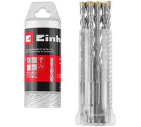 Einhell Set de forets SDS-Plus 7 pcs 160 mm – acier 40Cr, métal dur 4 tranchants, pointe de centrage