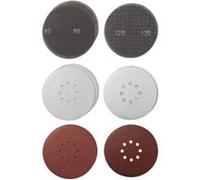 kwb by Einhell Disques abrasifs à grille Ø 225 mm – Lot de 15 – Compatibles avec TE‑DW 225 X