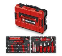 Einhell Set Mallette Outils Déménagement E-Case 79 pcs (Marteau Pinces Tournevis Lames Niveau Clés Système E Case)
