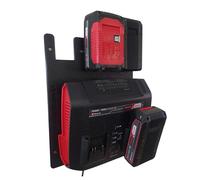 Einhell Support mural pour batteries et chargeurs Einhell [Fabriqué en Allemagne] Support de batterie pour batteries 18 V - Support mural pour batterie Einhell - Support mural pour ranger et système