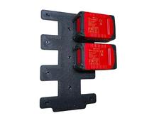 Einhell Support mural pour batteries et chargeurs Einhell [Fabriqué en Allemagne] Support de batterie pour batteries 18 V - Support mural pour batteries Einhell - Support mural pour batterie et