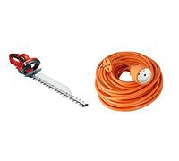Einhell Taille-haies électrique GE-EH 7067 (700 W, Longueur de coupe 67 cm) & Zenitech - Prolongateur 16A HO5VV-F 2x1,5 Orange 25m