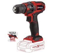 Einhell Perceuse Visseuse sans fil TC-CD 18/35 Li - Solo Power X-Change (Li-ion, 18V, Couple 35, éclairage LED) Livré sans batterie ni chargeur