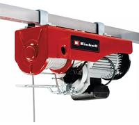 Einhell Palan électrique TC-EH 1000 (1600W, Interrupteur de fonctionnement avec arrêt d’urgence, Disjoncteur thermique, Câble 18 m Ø 6 mm, Frein automatique)