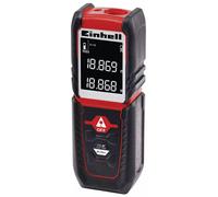 Einhell Télémètre laser TC-LD 25 – Classe 2, SoftGrip, livré avec étui – Rouge