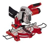 Einhell Scie à onglet TC-MS 216 (1 600 W, table en aluminium coulé sous pression, table pivotante avec butées d'angles, tête de scie inclinable jusqu'à 45°, avec lame aux carbures de tungstène)