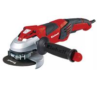 Einhell Meuleuse d'angle TE-AG 125 CE (1100 W,Diamètre des disques : 125 mm, Longueur du câble 3 m, Livré avec poignée supplémentaire et clé à bride, sans disque à tronconner)