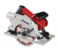Einhell Scie circulaire Ø165mm TE-CS 165 (1200 W, Poignée supplémentaire, Adaptateur pour aspiration) Livré avec lame 24 dents