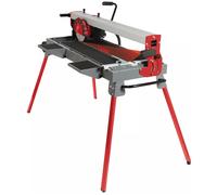 Einhell Coupe-carrelage radial TE-TC 920 UL (900 W, Longueur de coupe : 920 mm, Piètement repliable, Grand bac de récupération d'eau, Disque à tronçonner au diamant turbo, Laser)