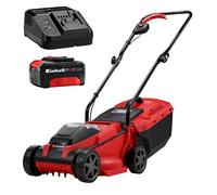 Einhell Tondeuse à gazon sans fil GC-CLM 18/220 Kit PXC (18V, largeur de coupe 32cm, 200m2) Livré avec Batterie 4,0 Ah et Chargeur