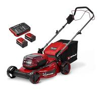 Einhell Tondeuse à gazon sans fil GC-CM 36/51 S Li BL (2 x 5,2 Ah) Power X-Change (36 V, largeur de coupe 51 cm, max. 750 m², brushless, bac collecteur 50 L, avec 2 batteries 5,2 Ah + chargeur double)