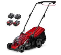Einhell Tondeuse à Gazon sans Fil GE-CM 36/36 Li (Power X-Change, Lithium-ION, Moteur électrique sans Charbon, réglage de la Hauteur de Coupe à 6 Positions, avec 2 Batteries 4 Ah + 2 chargeurs)