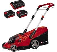Einhell Tondeuse à Gazon sans Fil RASARRO 36/42 Kit Power X-Change (36 V, 42 cm, Jusqu’à 550 m², Fonction mulching, bac collecteur 50 L, avec 2 Batteries 4,0 Ah + Chargeur)