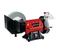 Einhell Touret d’affûtage TC-WD 200/150 (250 W, pare-étincelles) Livré avec meule à gros grains et meule à eau