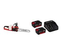 Einhell Tronçonneuse sans fil GP-LC 36/35 Li-Solo Power X-Change (Li-ion, 36 V, longueur de coupe 33 cm, vitesse de coupe 15 m/s, moteur électrique sans balais) avec Chargeur et 2 Batteries 3,0Ah