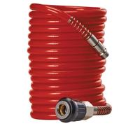 Einhell Tuyau pour air comprimé 4 mètres (6mm - Pression de fonctionnement maximale 8 bar - Avec raccords)