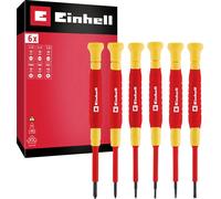 Einhell Coffret tournevis électricien 6 pcs (PH00, PH0, PH1, SL3.0) Isolé 1000V, Lames S2