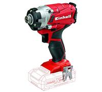 Einhell Visseuse Clé à chocs à percussion sans fil sur batterie TE-CI 18 Li - Solo Power X-Change (18V , Régime : 0-2300 trs/min, Couple : 140 Nm, Porte-embout 4 pans, Mandrin 6 pans standard ,Eclairage 3 LED) - VERSION SOLO, LIVRE SANS BATTERIE NI CHARGEUR