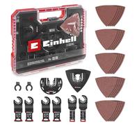 Einhell Set XL-PLUS-CASE 35 pcs pour bois (lames CV & HCS, Delta, adapt. Dremel)