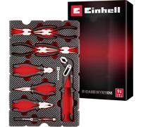 Einhell Zangen-Set 9-tlg.Einleger Pad 370522 Insert rouge-noir