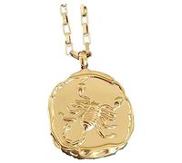 Einkaufszauber Collier signe du zodiaque - Horoscope - Acier inoxydable plaqué or, 20mm, Acier inoxydable, Pas de pierre précieuse