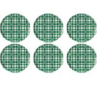 EINKOCHWELT 30428 Couvercle Twist-off, résistant à la stérilisation 82 mm, vert/blanc (paquet de 6)